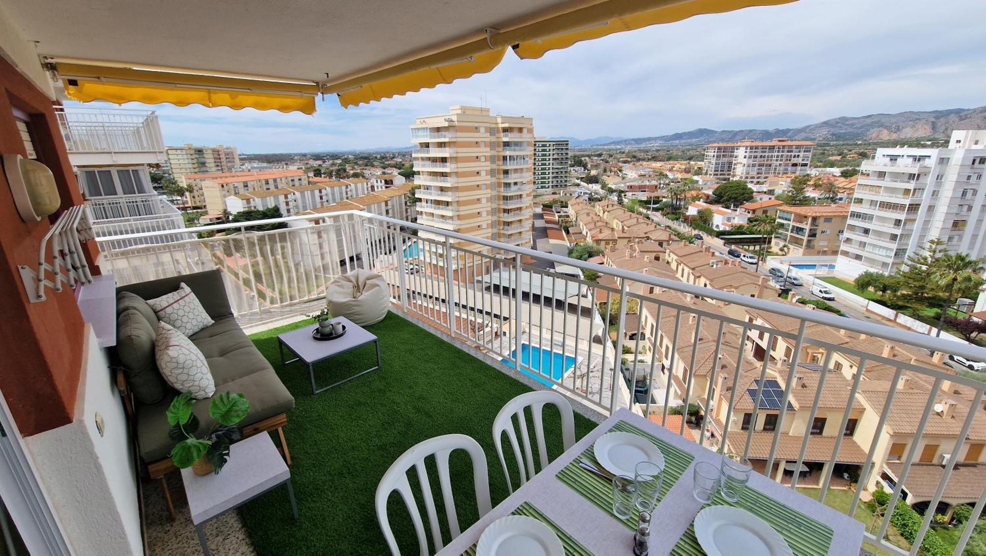 Incredible Seafront With Sunrise And Sunset Views Lejlighed Benicàssim Eksteriør billede